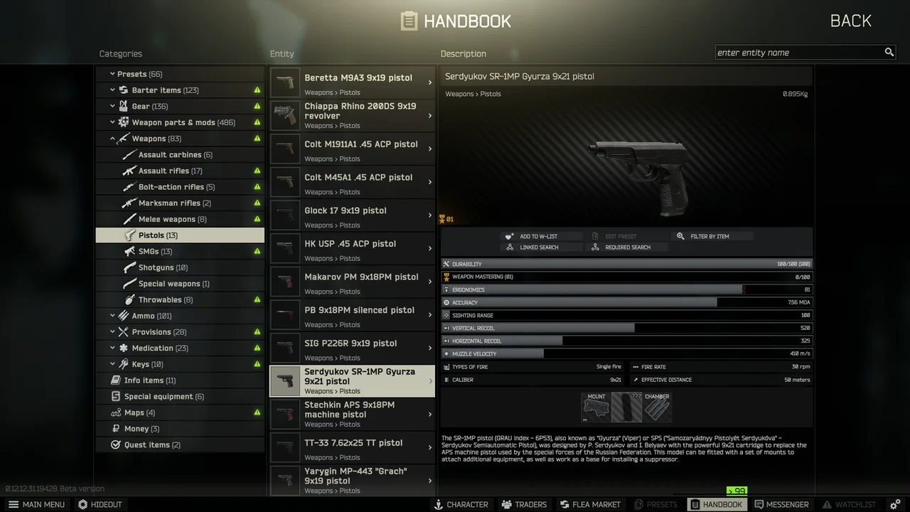 Soft aim FOV and bone priority overlay in an Escape from Tarkov fight